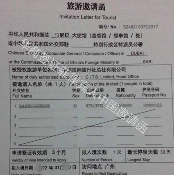 菲律賓入華探親簽的種類有哪些？